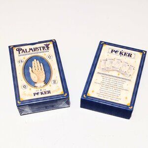 New- Palmistry / Poker 56 Card Deck and Tarot translation Sheet